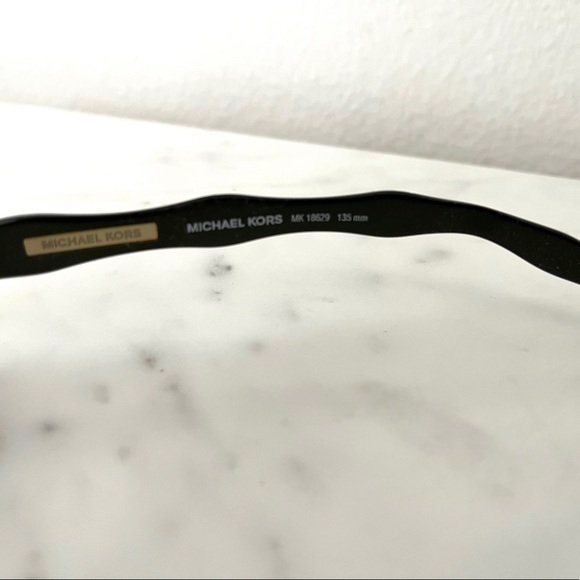 Vintage Bamboo Dark Tortoise Italian Sunglasses Michael Kors Glasses Frame 18629 - Picture 7 of 10